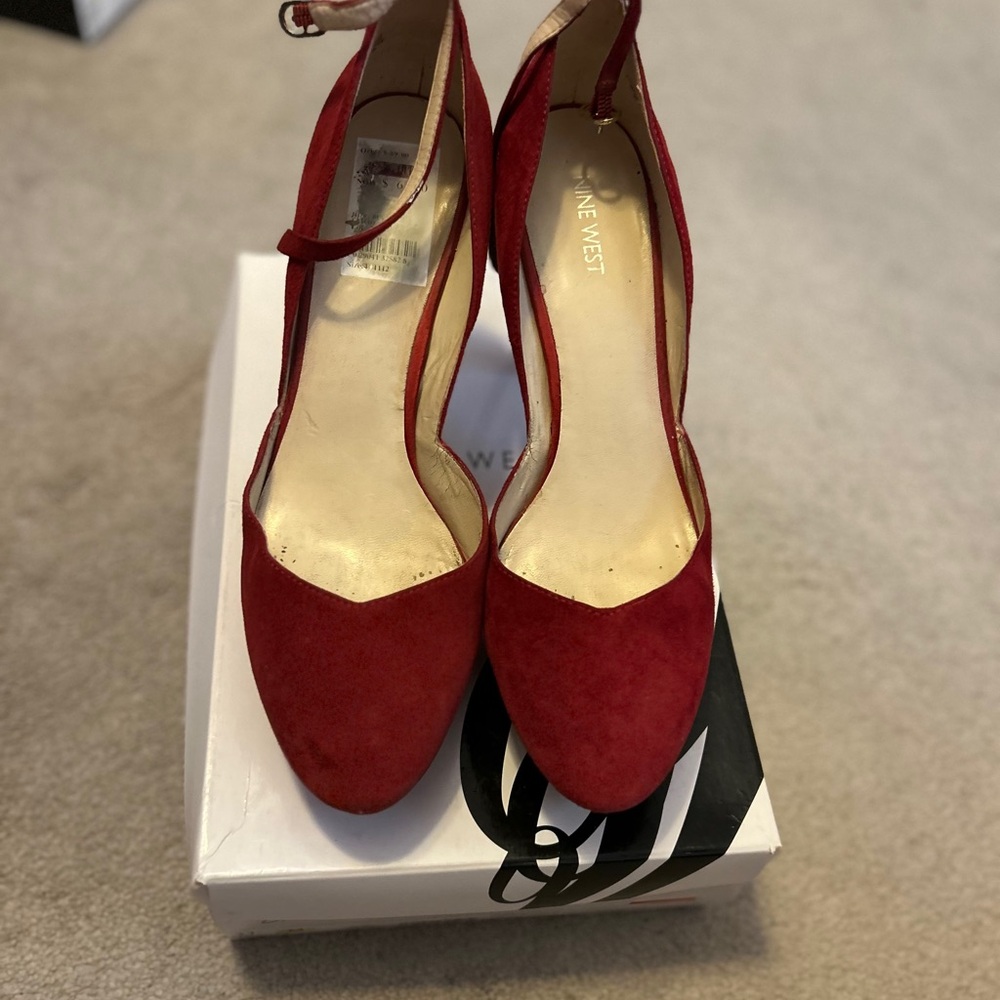 Nine West Red Stiletto Heels